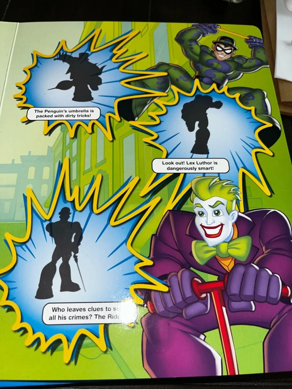 DC • Super Friends Stuck On Stories W/Suction Cup Characters a Story Book: NEW!